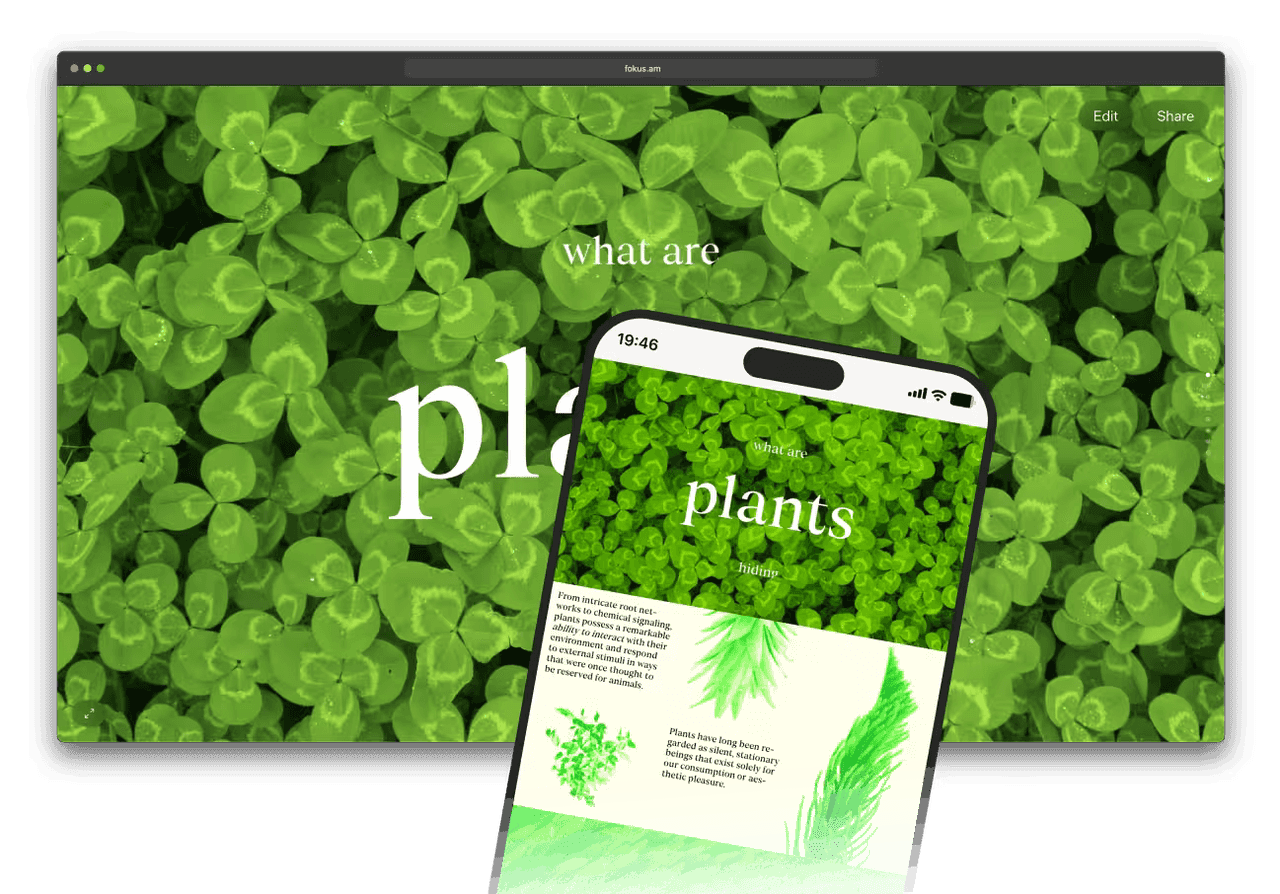 Presentation on any device